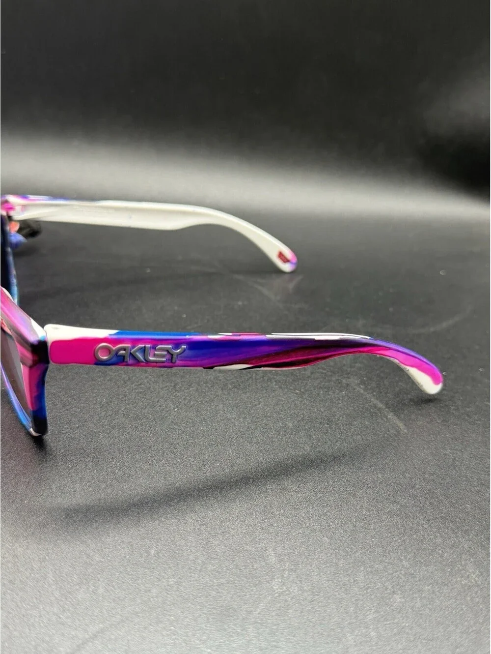 Rare Oakley Kokoro Frogskins Meguru Spin/ Prizm Black Iridium OO9013-J955